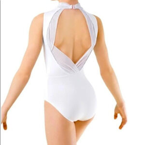 TILER PECKS Design Sz S Tiler Talks Body  Wrappers Dance Leotard NWT
